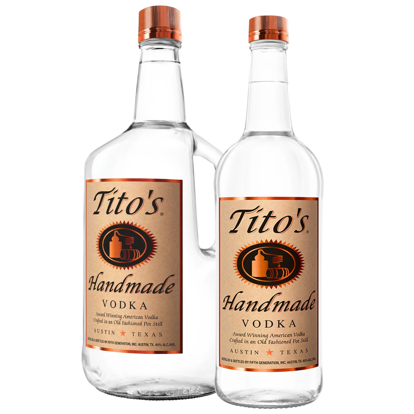 A bottle of basil hayden on a white background