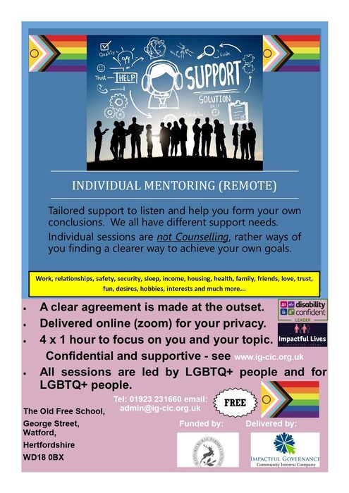 Impactful Lives Mentoring in Hertfordshire