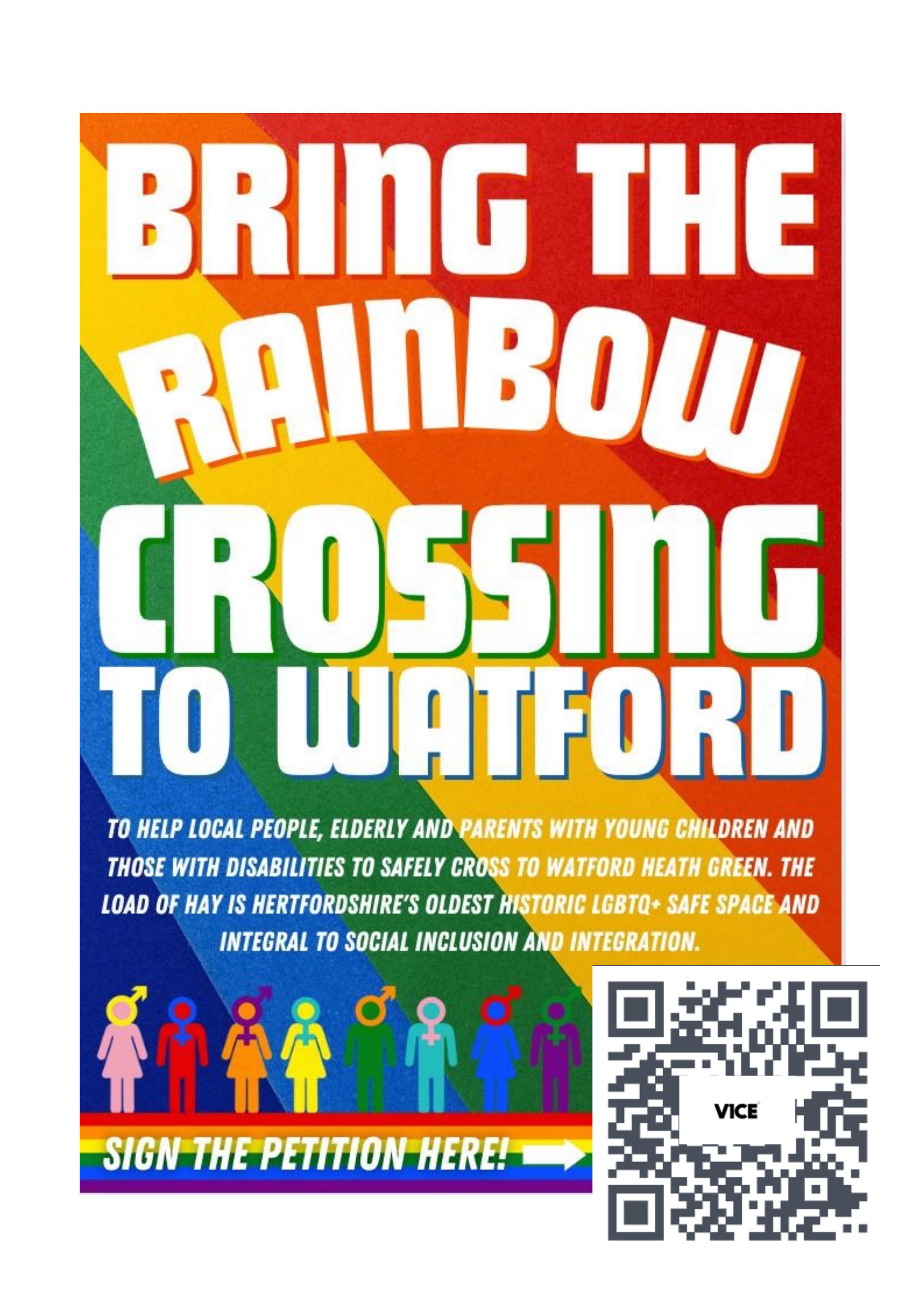Impactful Lives Rainbow Crossing Campaign