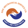 a logo for epic mechanical service co. heat air electrical