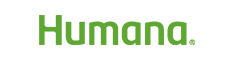 The humana logo is green and white on a white background.