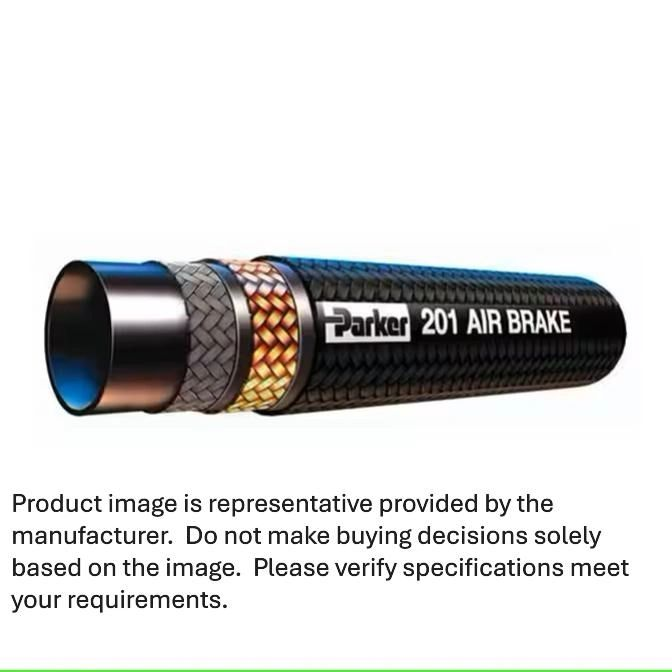 A picture of a parker 201 air brake hose