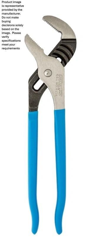 A pair of pliers with blue handles on a white background