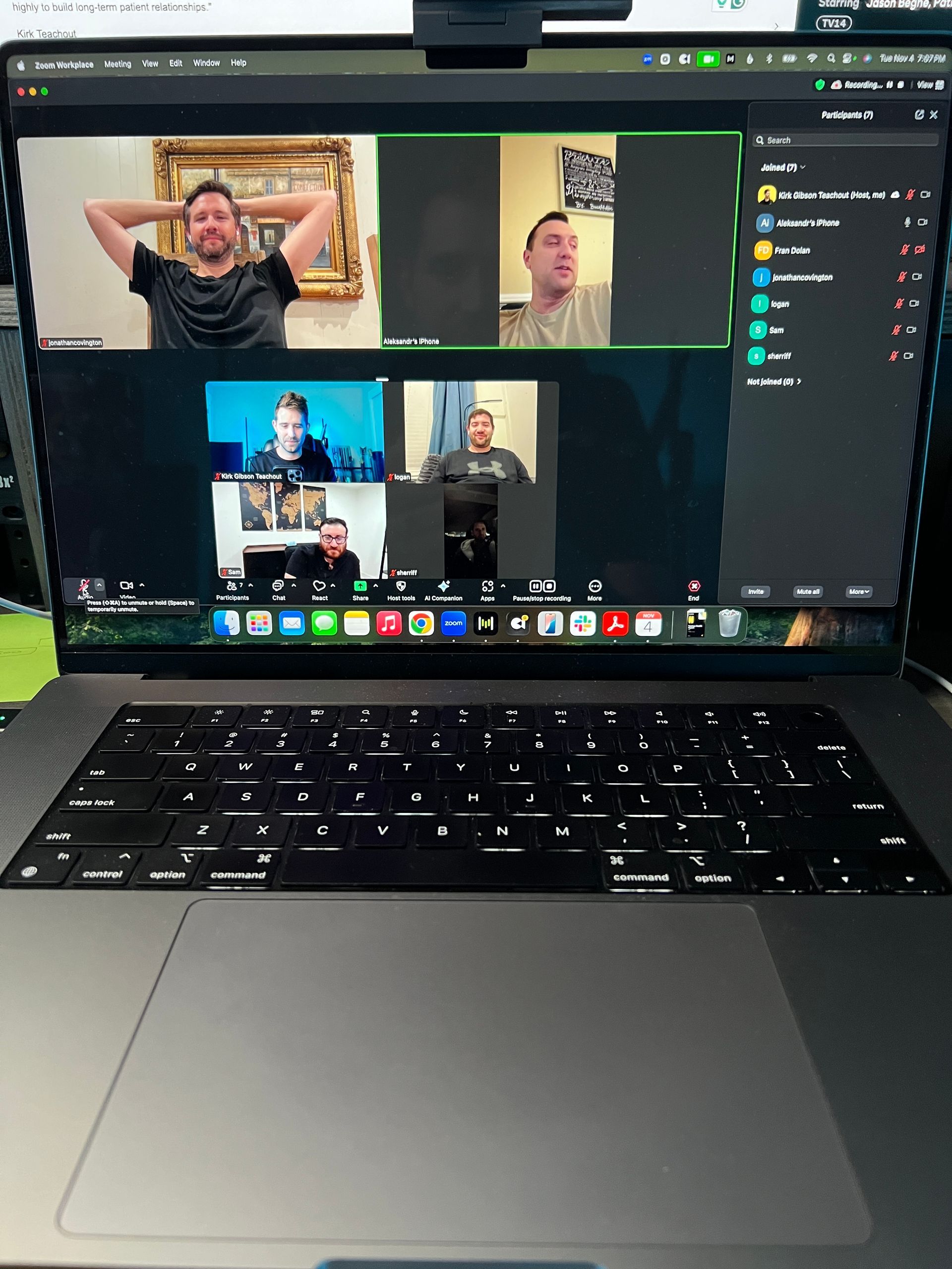 monthly mastermind call