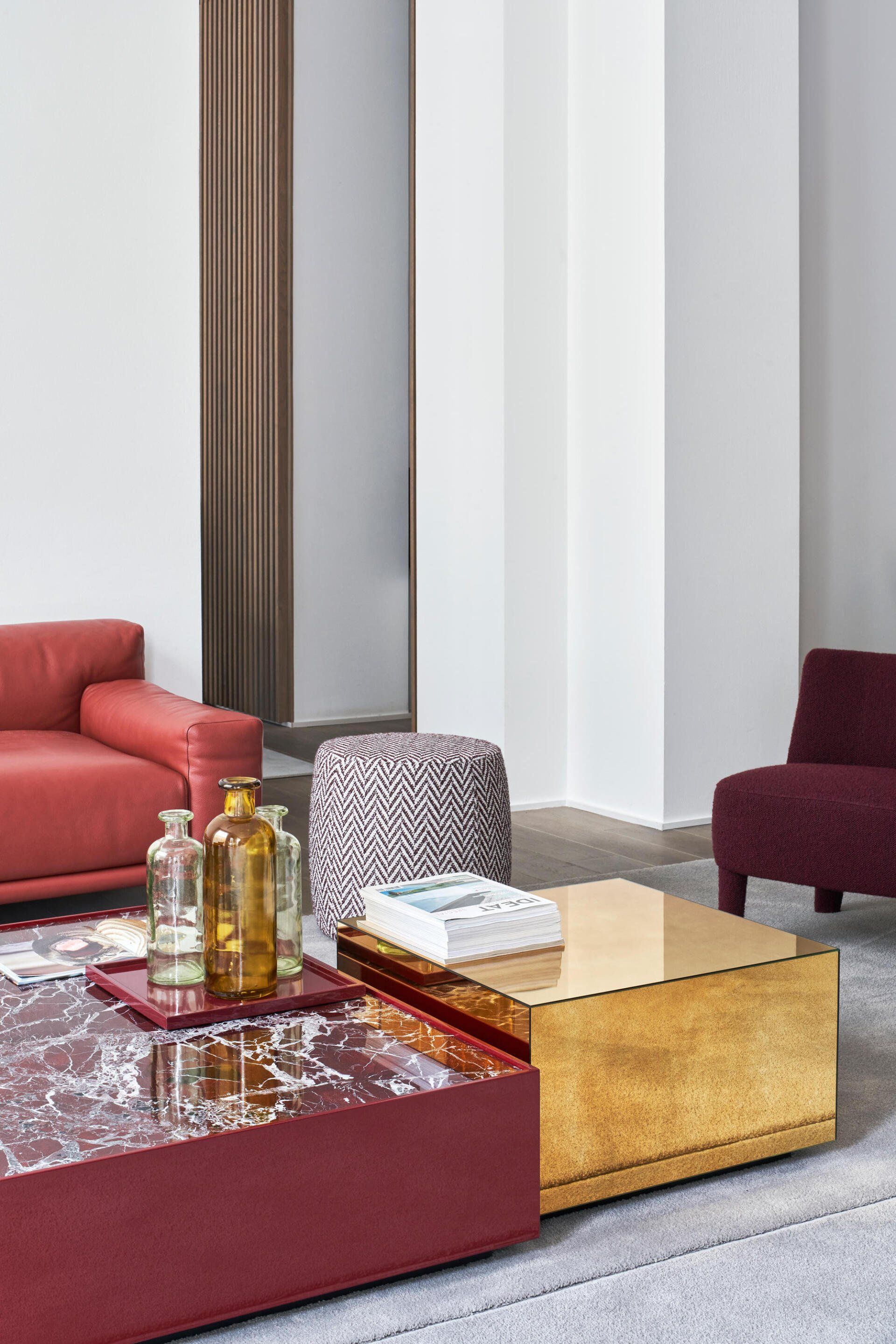 Arredamento moderno in vetro