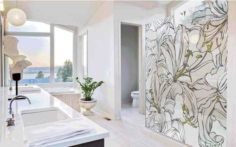 Stampa su vetro per interni