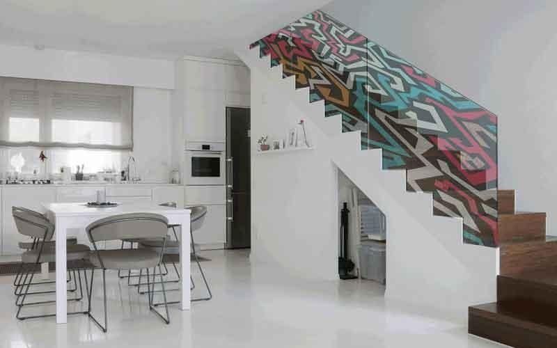 Complementi d'arredo in vetro personalizzato stampato