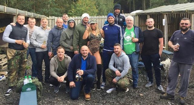 Clay pigeon shooting with hot female hostesses in Cardiff