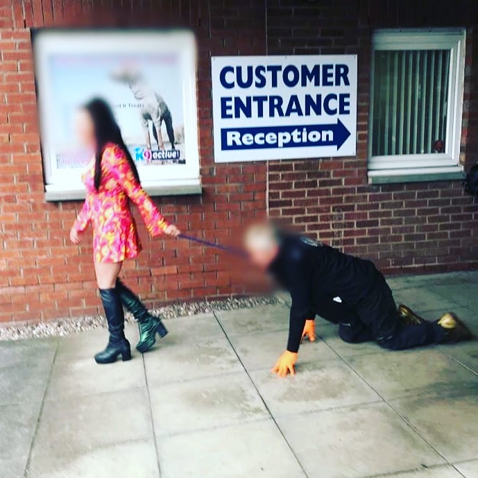 Book a sexy female kissogram at your stag or birthday party