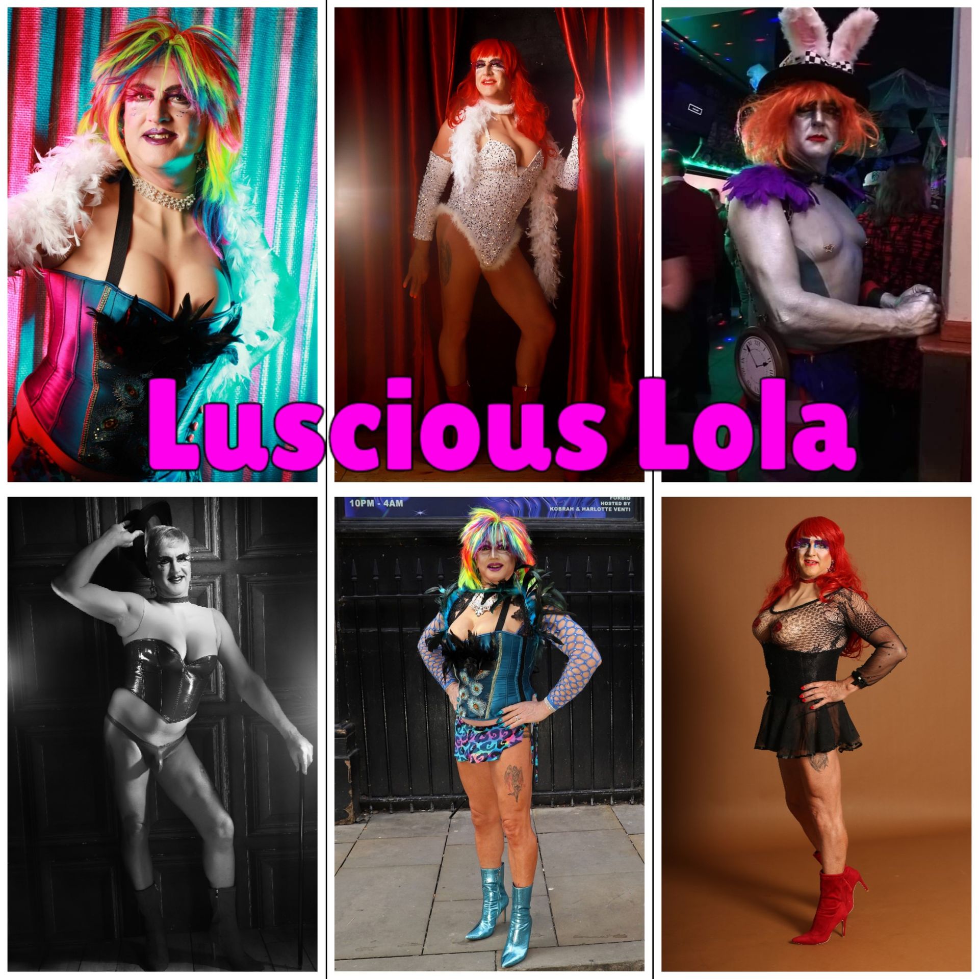 Luscious Lola, Trans stripper entertainer who covers North East England UK