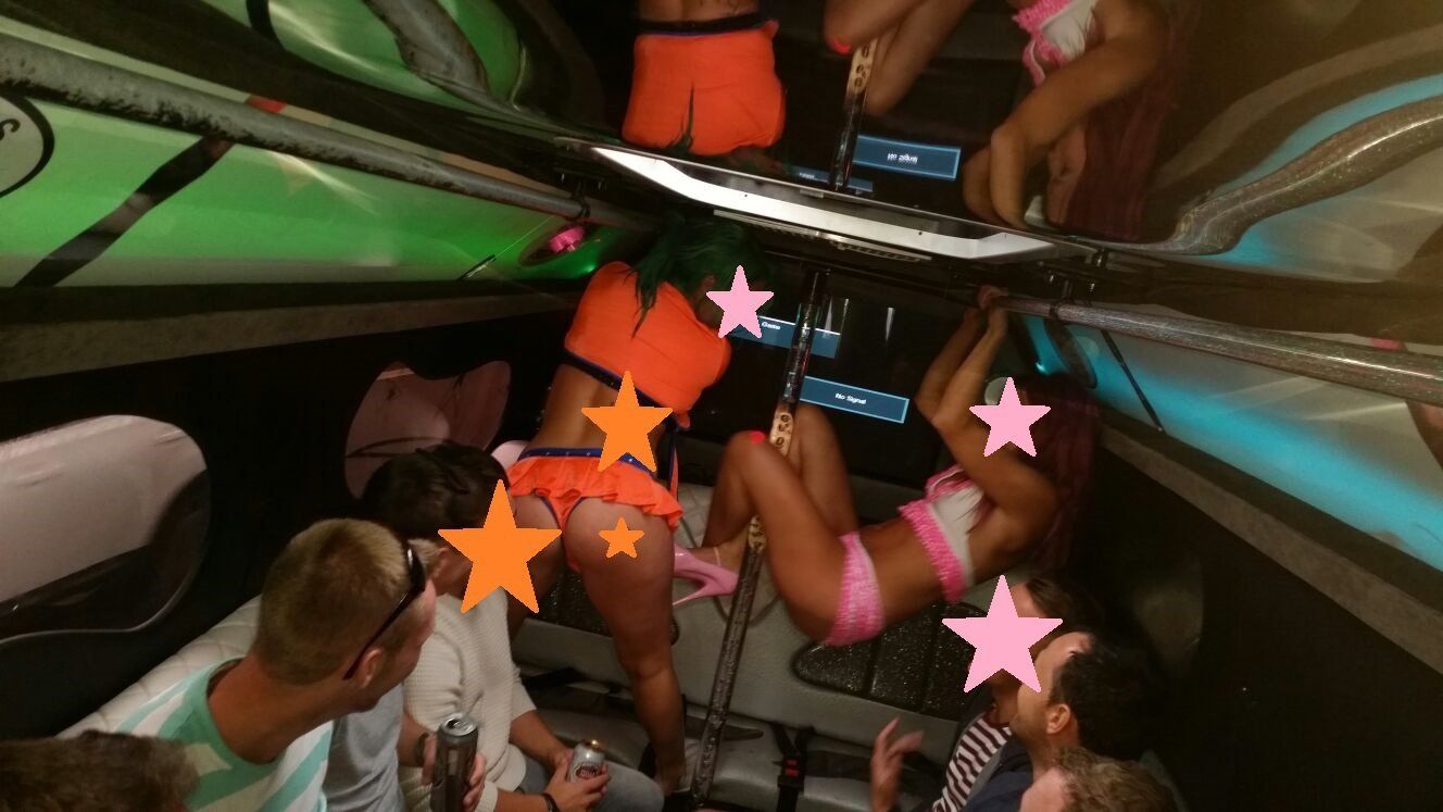 Party bus female strippers for your stag or birthday party UK