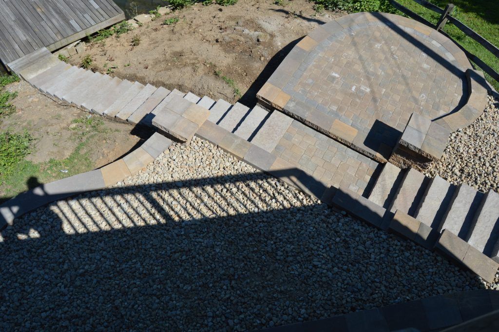 Top View Of Stair - Canton, OH - Warstler Bros Landscaping