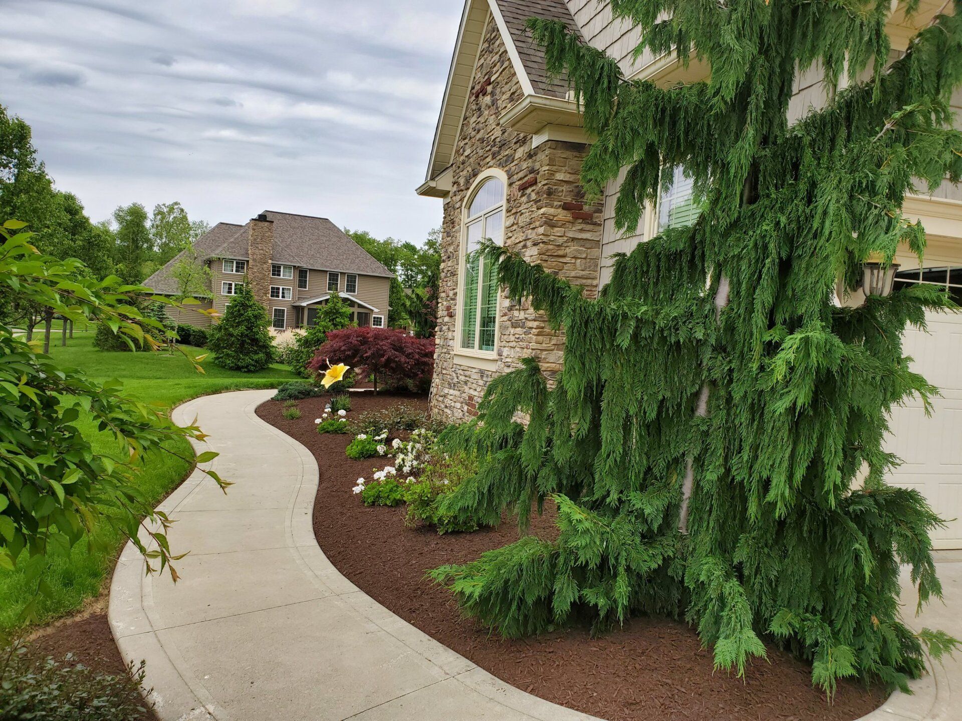 Newly Renovated Pathway - Canton, OH - Warstler Bros Landscaping