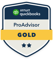 A badge that says proadvisor gold on it