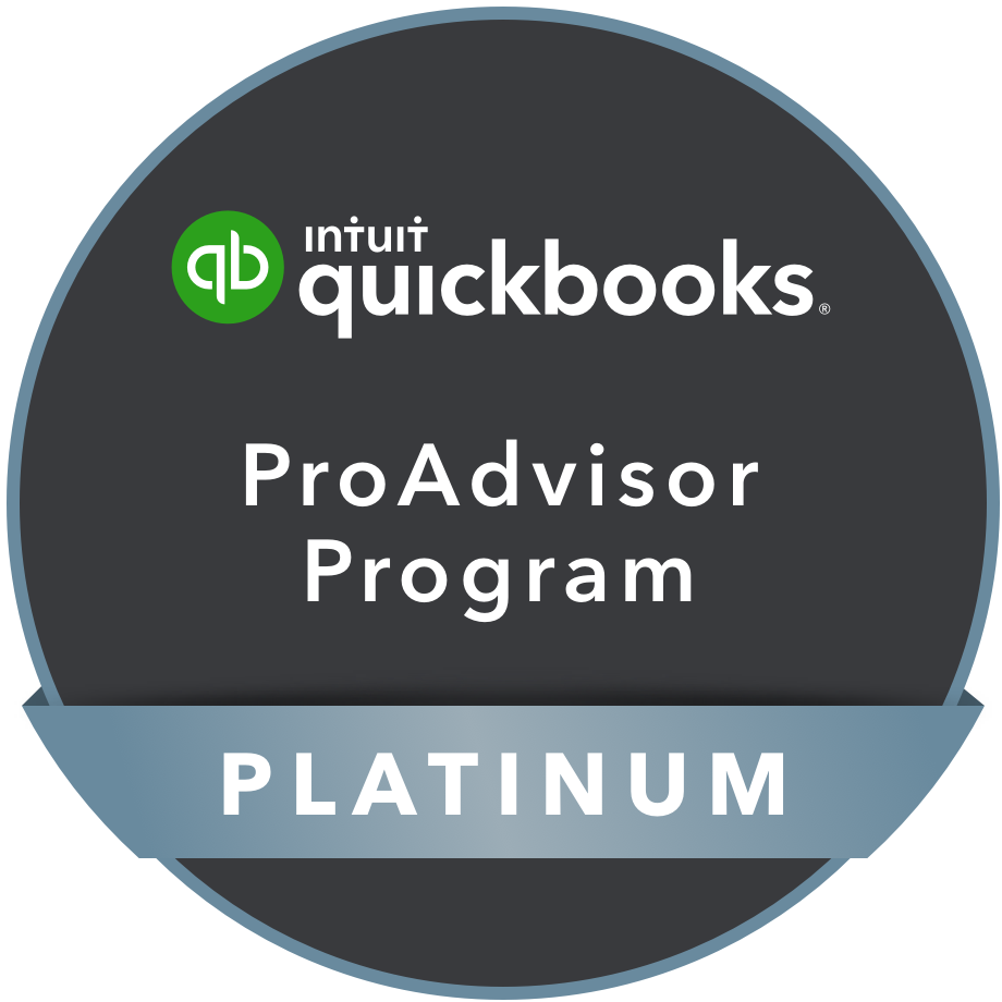 A badge that says proadvisor program platinum on it