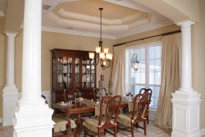 Modern Ceiling Lamps On Dining Area — Orange Park, FL — Poimboeuf Homes, Inc.