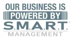 Logo of We Run on S.M.A.R.T. Management.