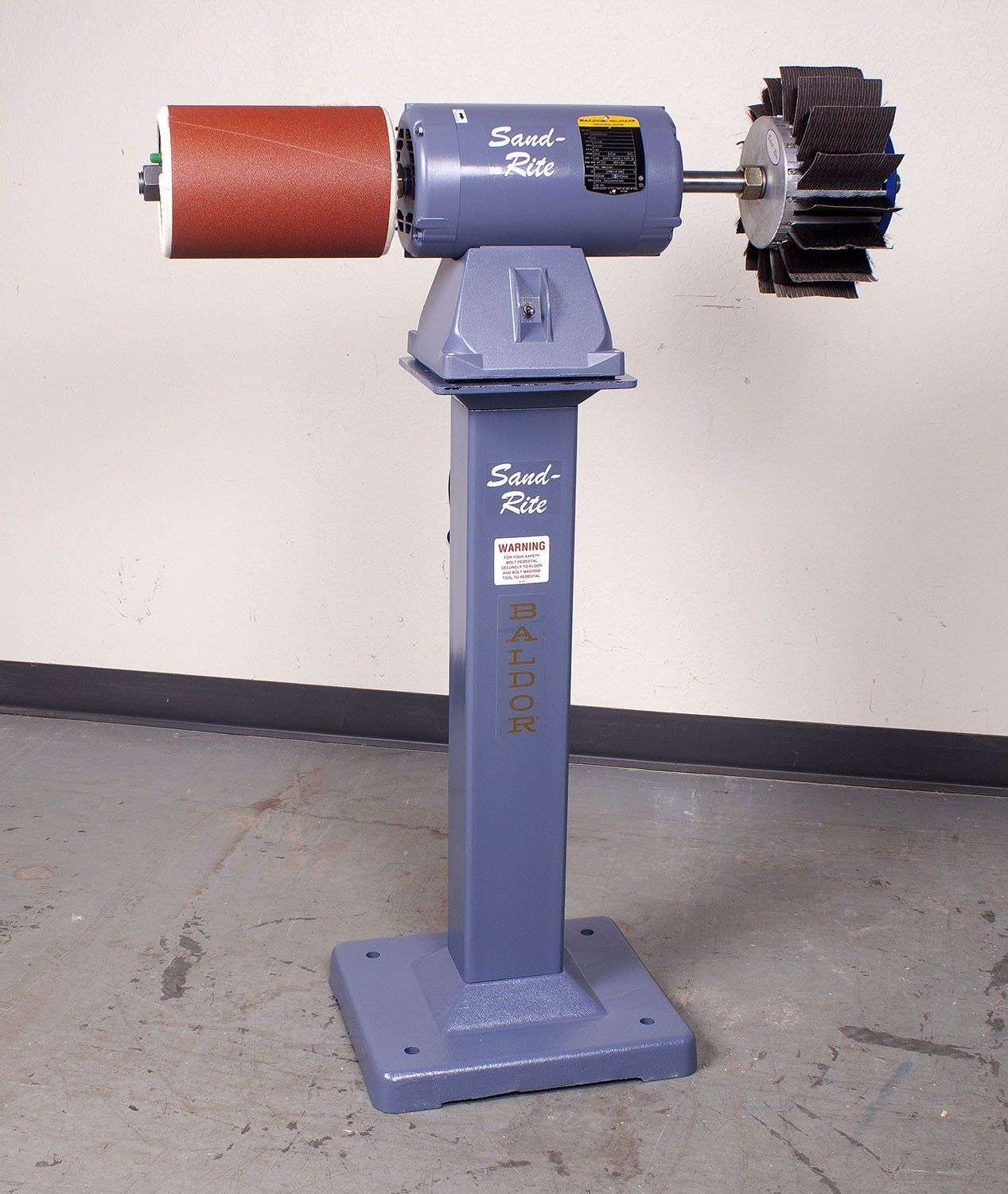 FOR THE WOODWORKING AND METAL INDUSTRIES DUO-DLX ALL-PURPOSE CONTOUR-FINISHING SANDER
