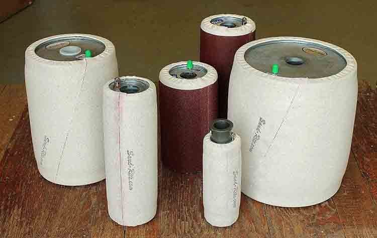 Sand-Rite Pneumatic Sanding Drums