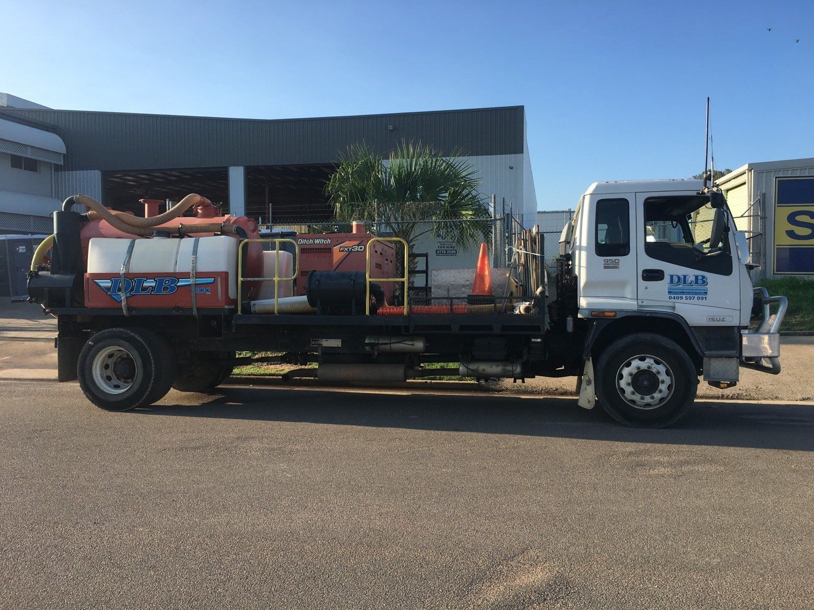 A Heavy Drilling Machinery — Providing Communications and Hydro Excavation Services in Townsville, QLD
