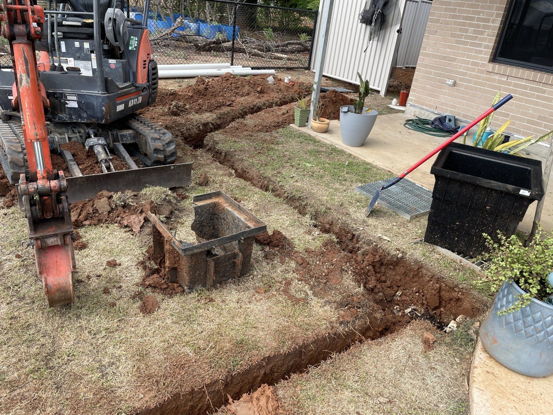 A Large Pipe Being Installed On The Site — Providing Communications and Hydro Excavation Services in Townsville, QLD