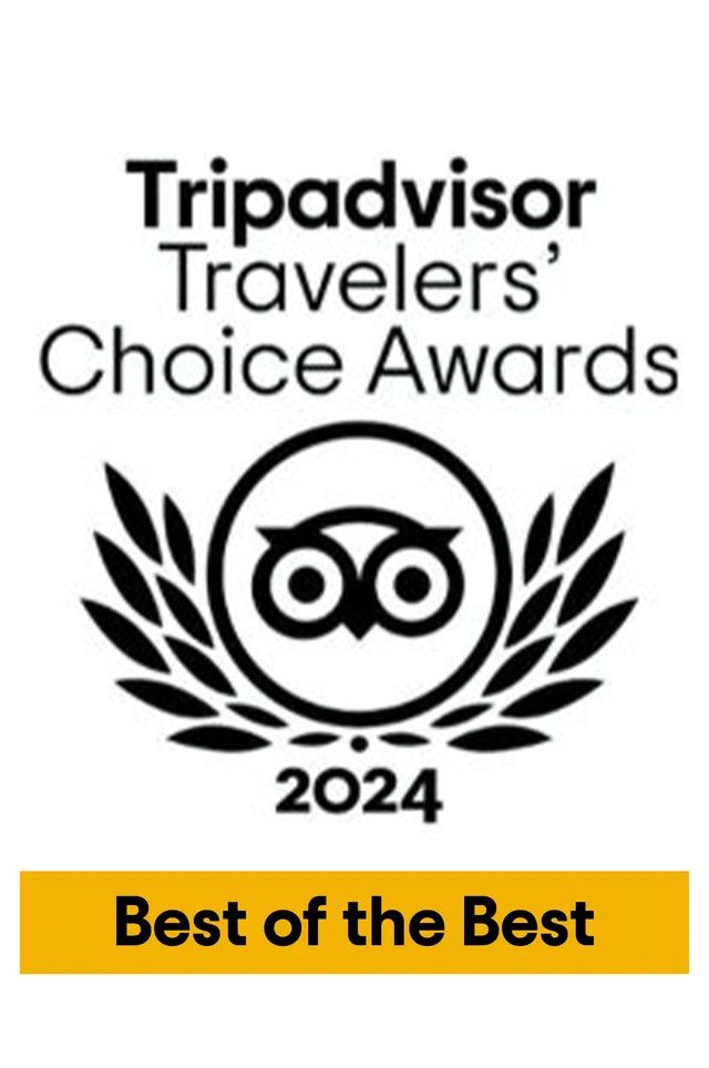 A black and white logo for travelers choice tripadvisor.