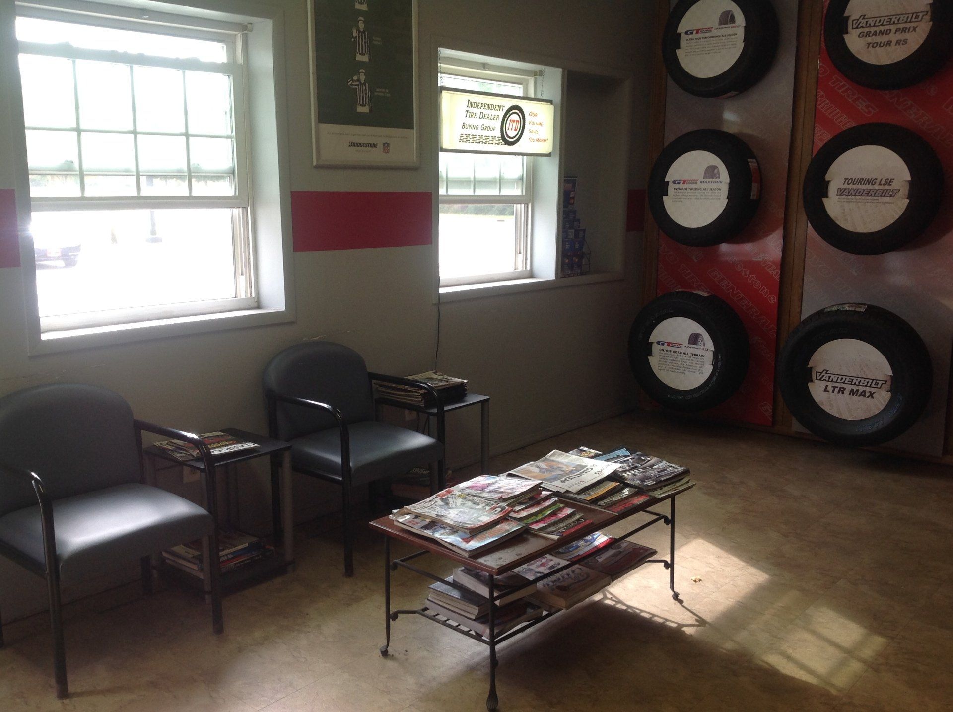 Front Lobby — Tire and Auto Repair in Champaign, IL
