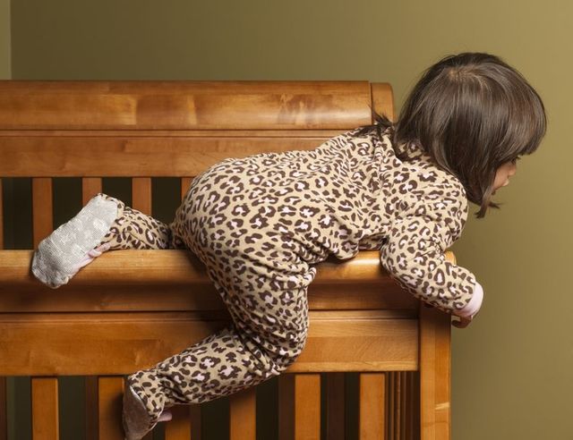 14 month old shop climbing out of crib