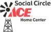 The logo for the social circle ace home center.