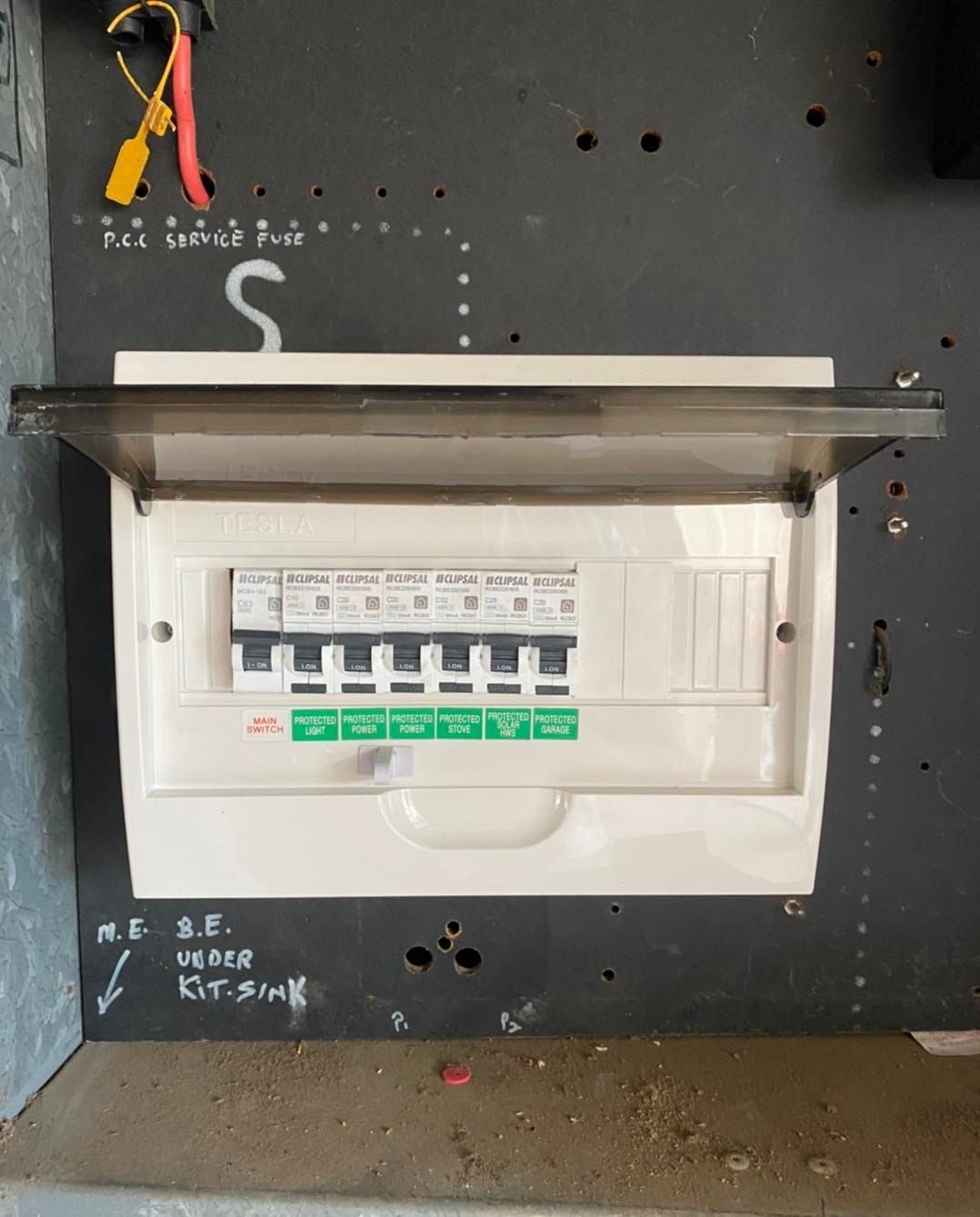 Electrical Breaker Box With a Clear Plastic Cover — SparkSafe Electrical in Dapto, NSW