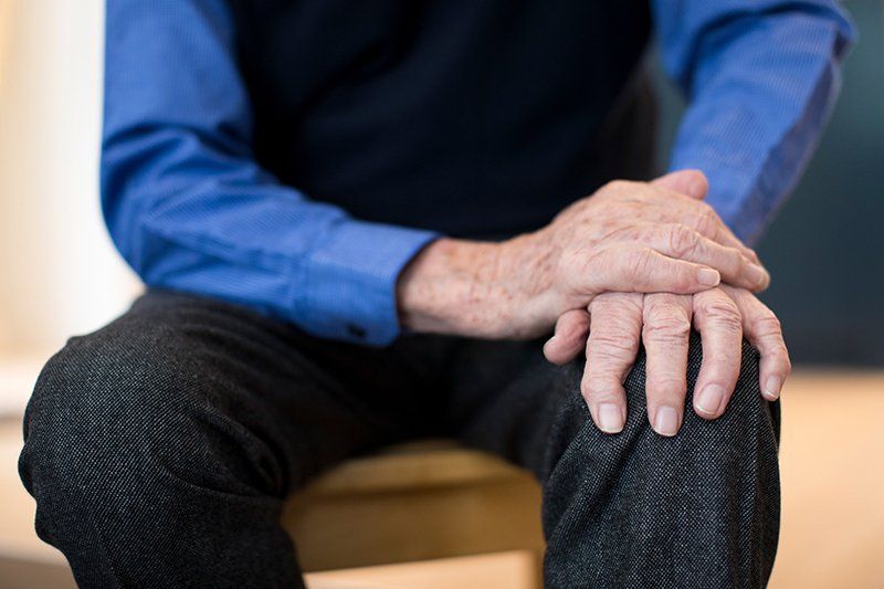Arthritis Treatment — Senior Man Suffering From Arthritis in Lynnwood, WA