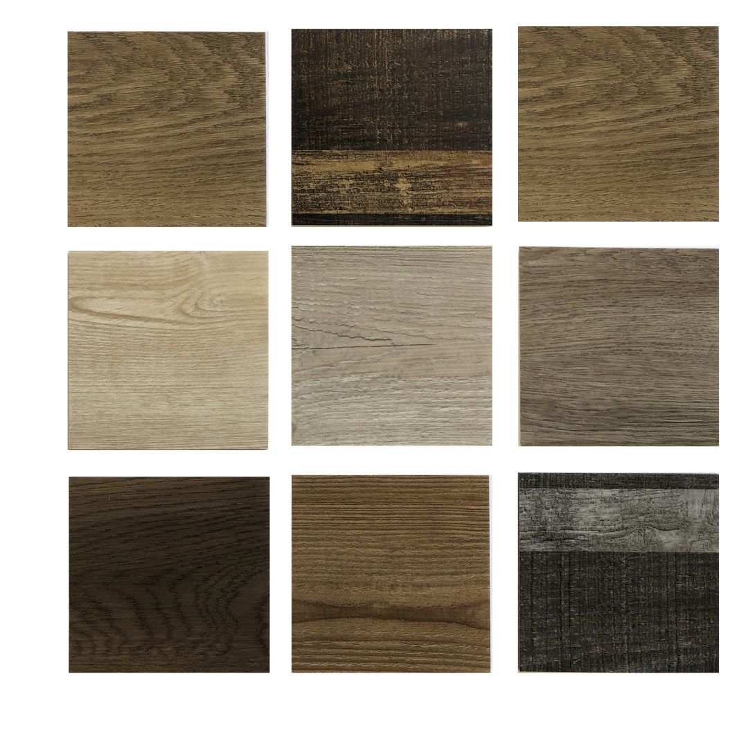 There are many different types of wood in this picture.