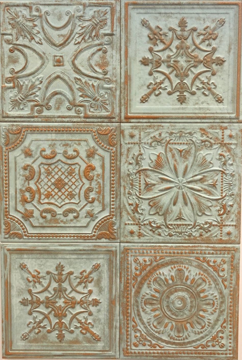 A close up of a tile with a pattern on it.