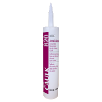 A bottle of caulk 820 silicone sealant on a white background.