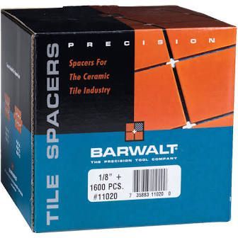 A box of barwalt tile spacers for the ceramic tile industry