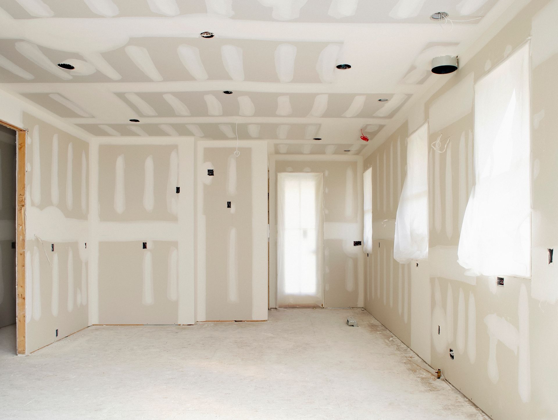 Drywalled room by A-Pro Finish Drywall, offering expert drywall installation in Denver, CO.