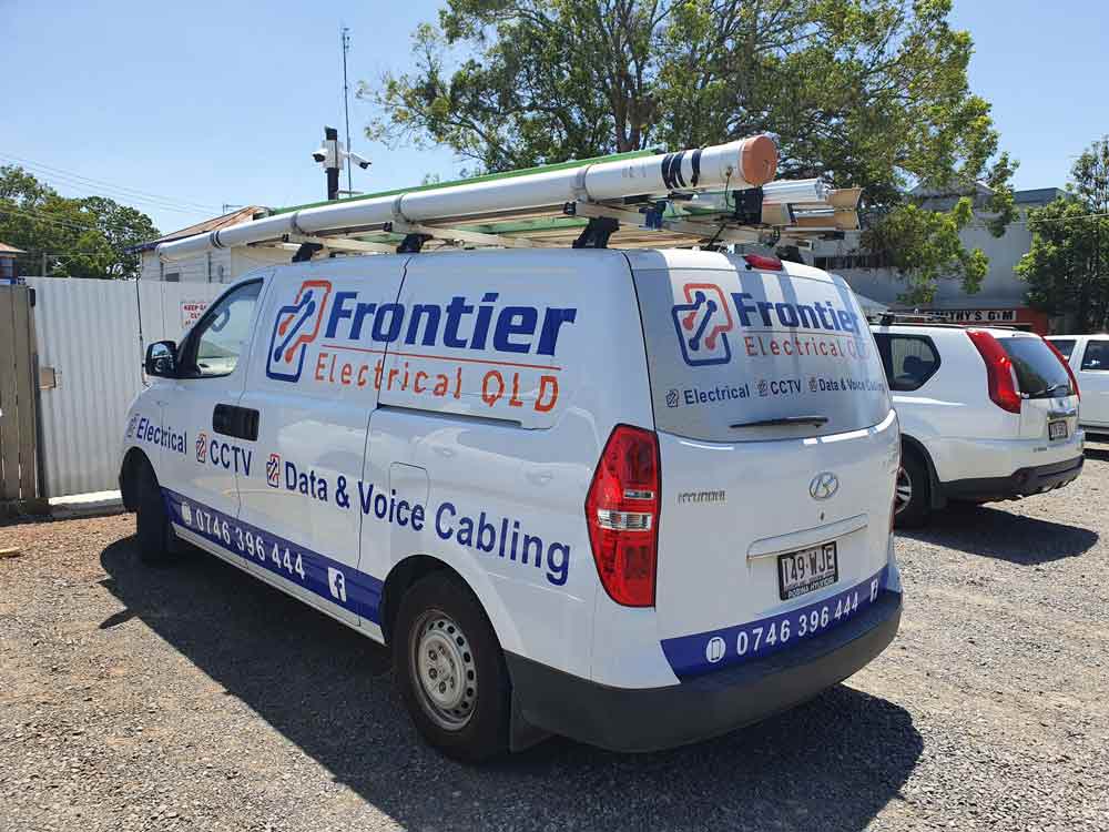 Frontier Electrical Van — Data Cabling in Newton, QLD