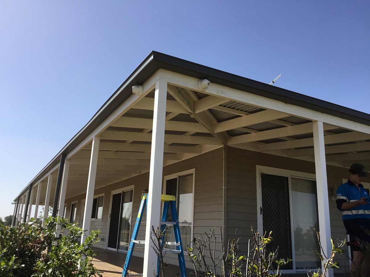 House Awning — Data Cabling in Newton, QLD