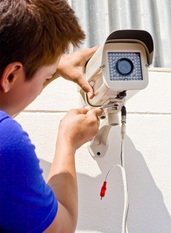 CCTV Camera Installation For Commercial Use — Electrician in Newtown, QLD