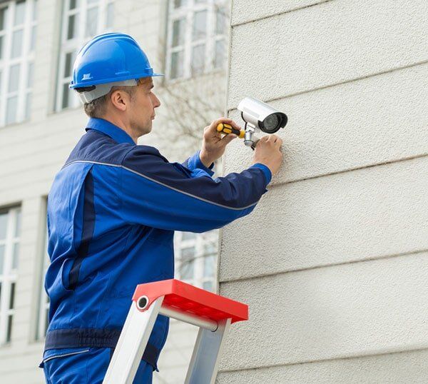 CCTV Camera Installation — Electrician in Newtown, QLD