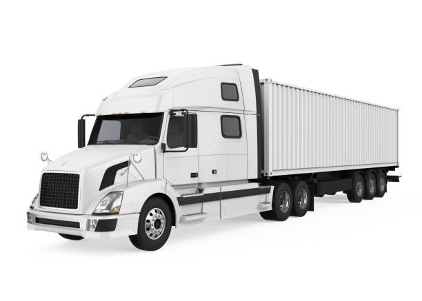A white semi truck with a trailer – Saint Joseph, MO – Eslinger Law Firm