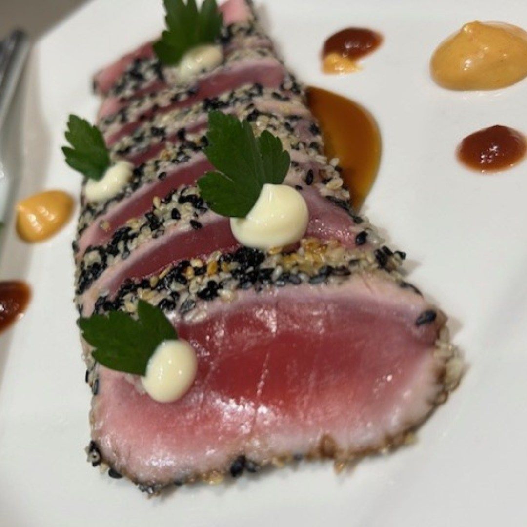 Seared Tuna Slices With Sesame Seeds — Pt Cartwright Seafoods in Warana, QLD