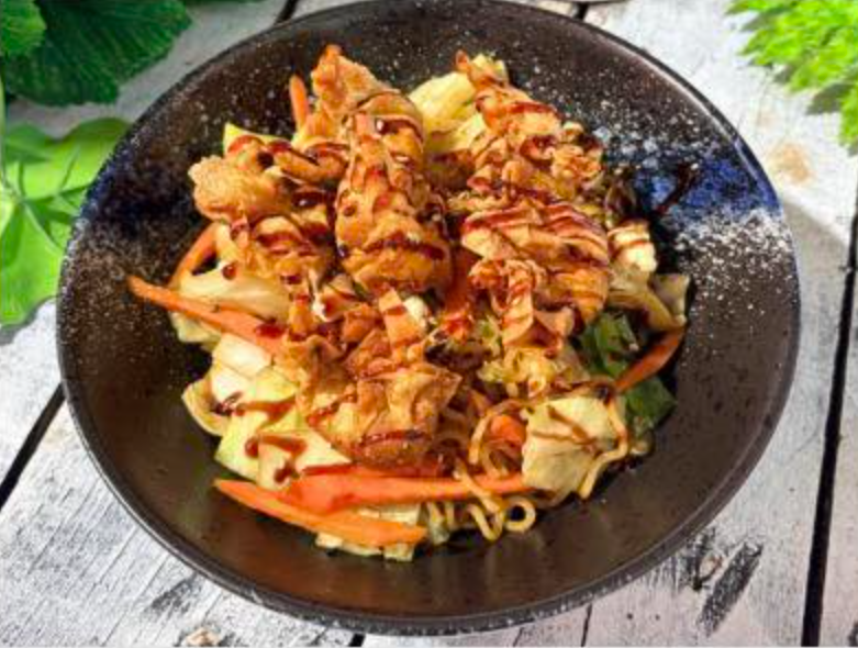 Crispy Wonton Stir-fry Ramen — Pt Cartwright Seafoods in Warana, QLD