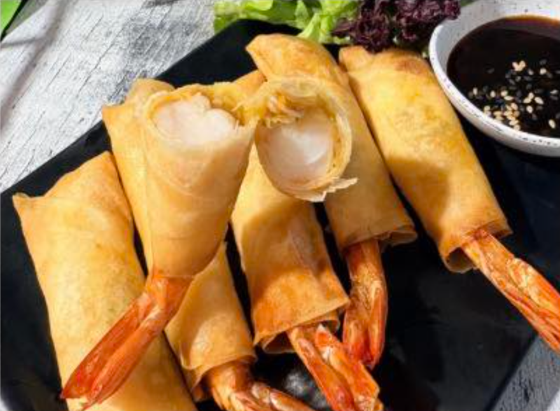 Southern Style Prawn Rolls — Pt Cartwright Seafoods in Warana, QLD