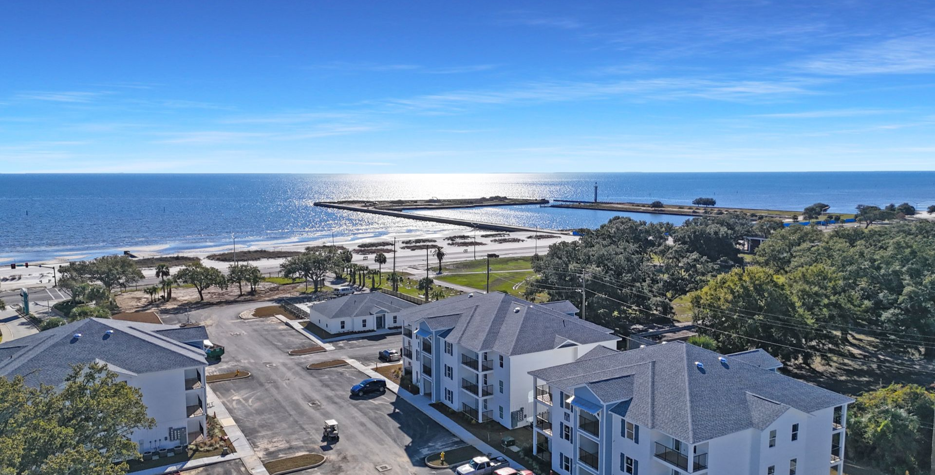 The Current Apartments in Biloxi, Mississippi 3 stories high and close to the water