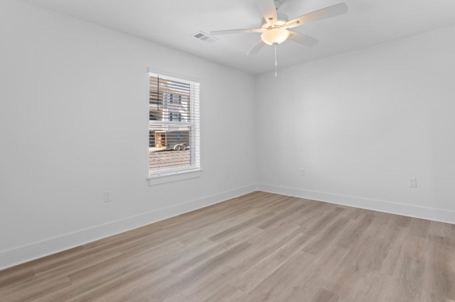 Primary bedroom in 1 bedroom apartment floorplan in Biloxi