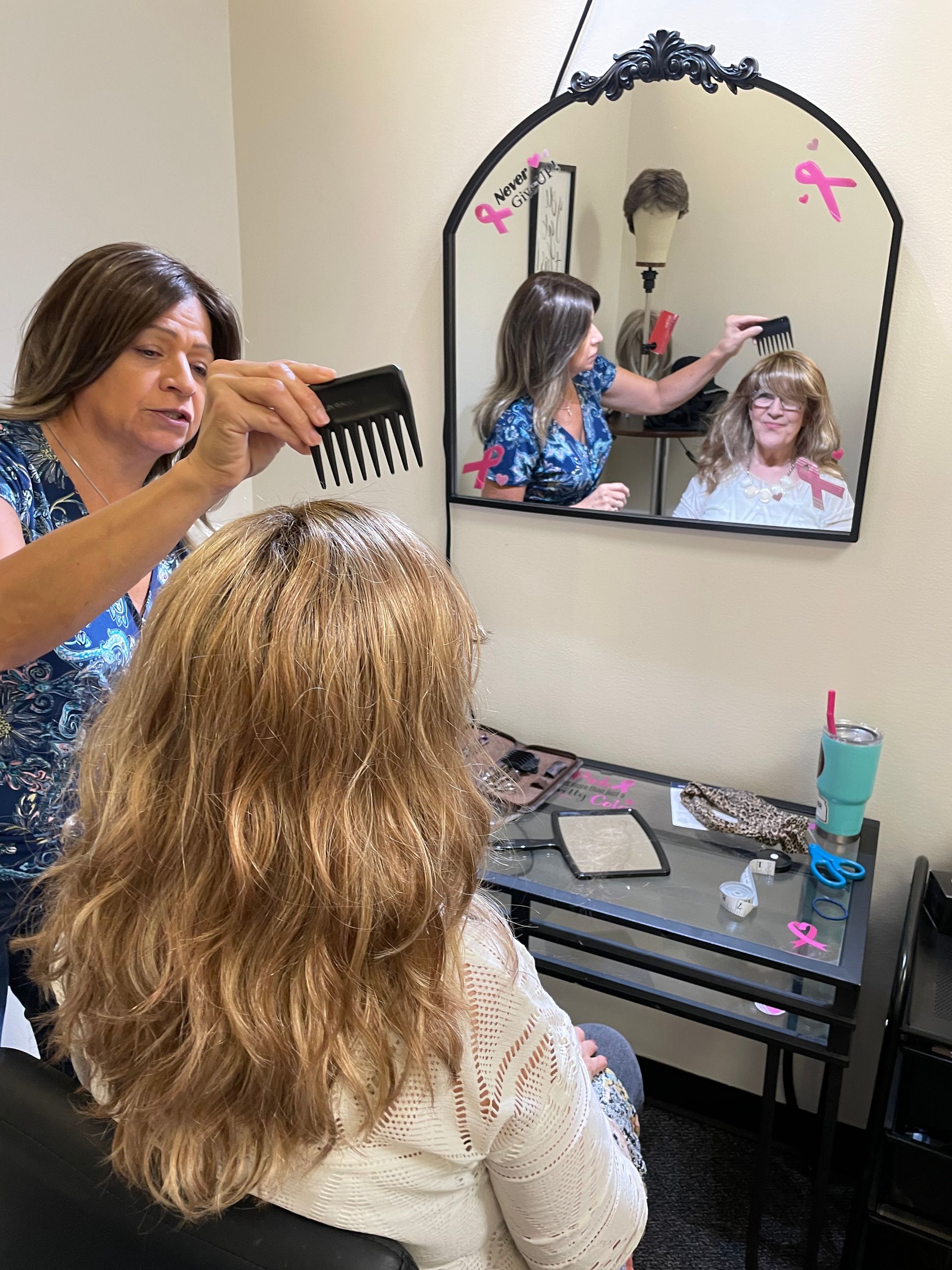 Our wigs are designed to help anyone with hair loss feel confident. 