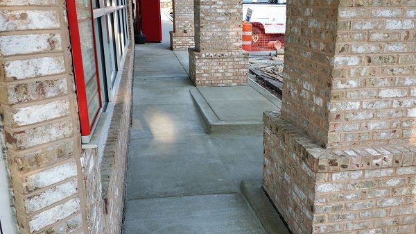 Concrete Sidewalk Installation — Newly Installed Concrete in Exton, PA
