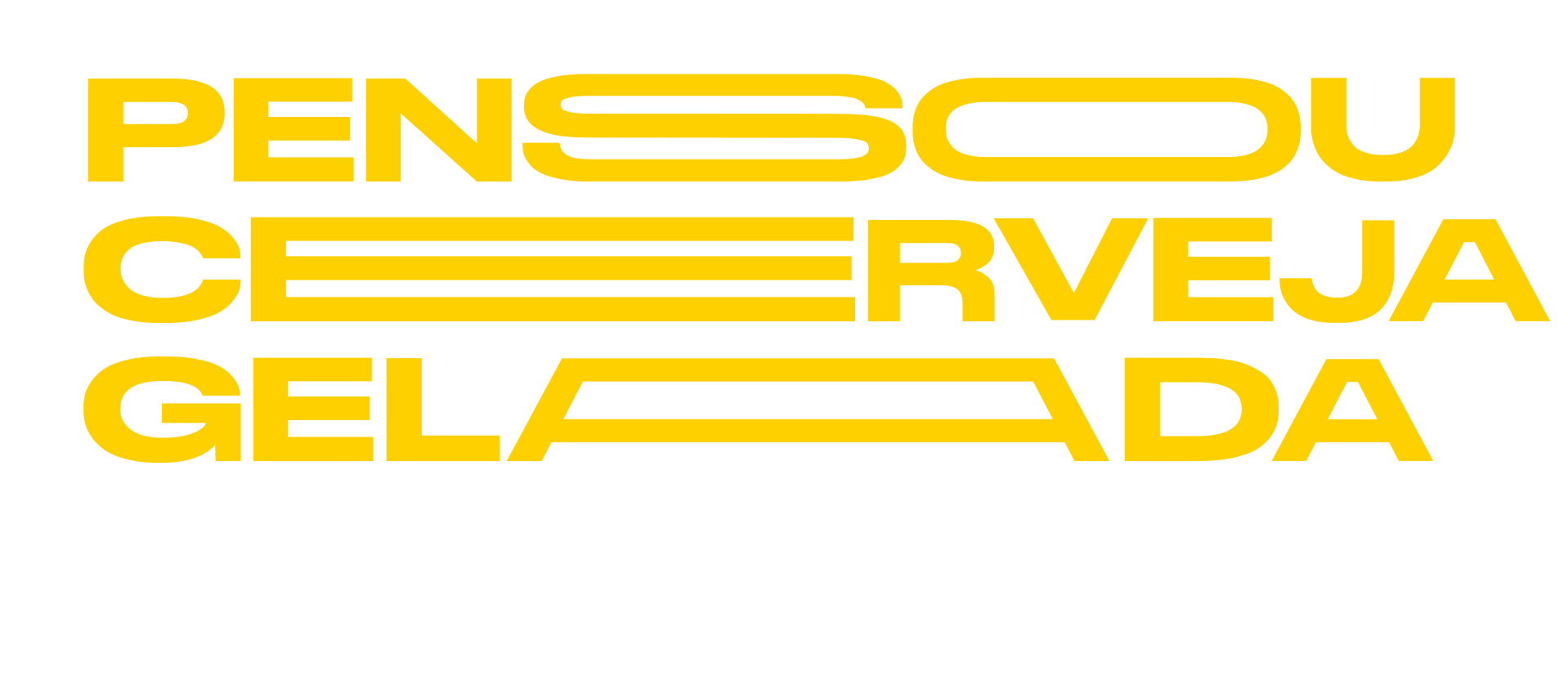 Frase Cerveja Gelada JAO