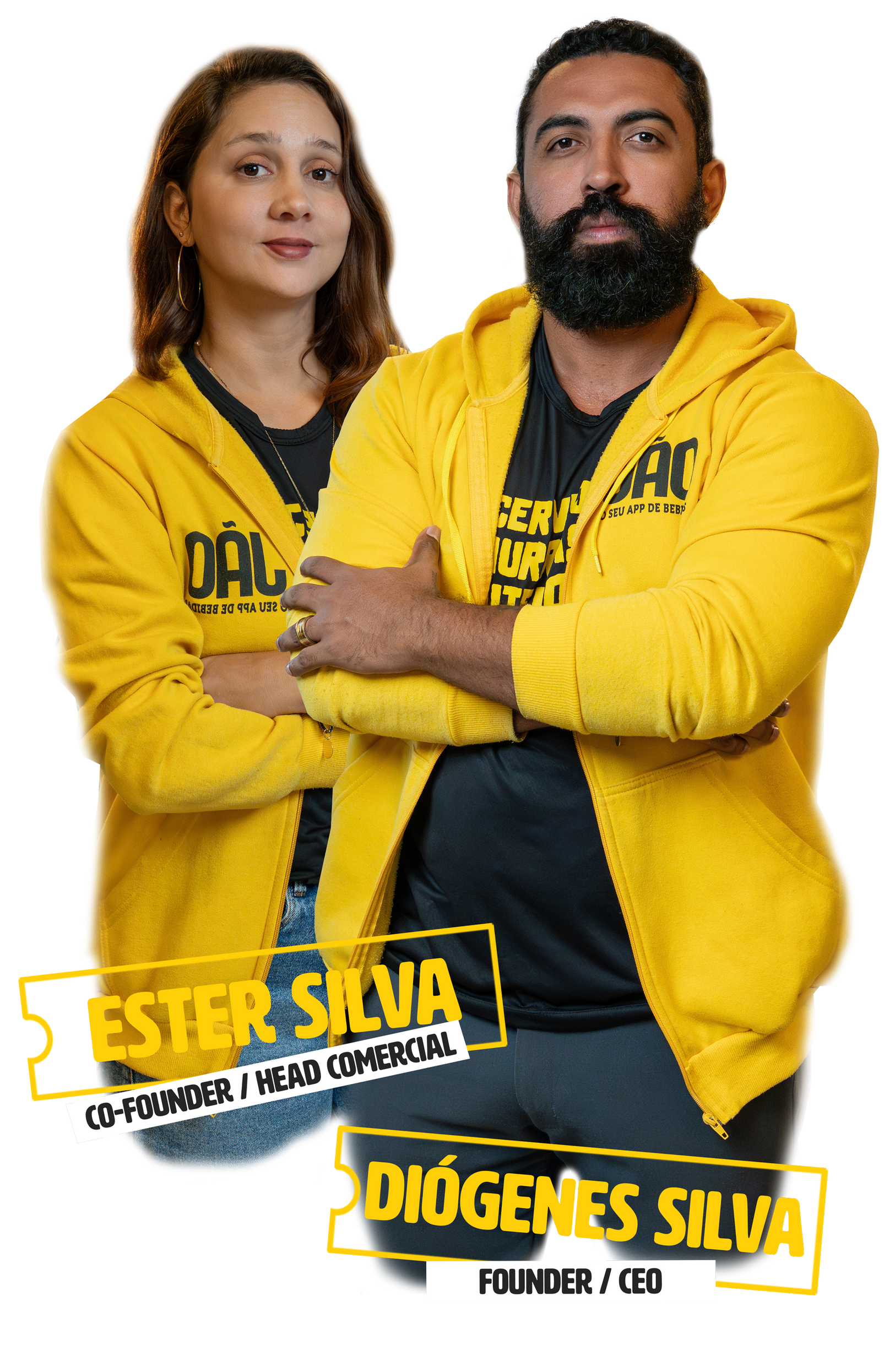 Foto dos Fundadores do App do JÃO